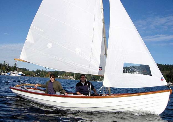 The Jersey Skiff sailboat is one of our bestselling models