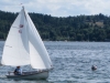 Reaching off to round a mooring bouy.