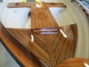 Custom wood seating