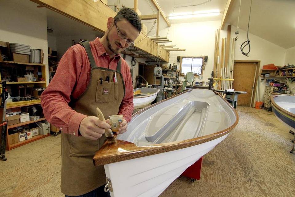 Peninsula Gateway cover story: Gig Harbor Boat Works sprang from a hobby