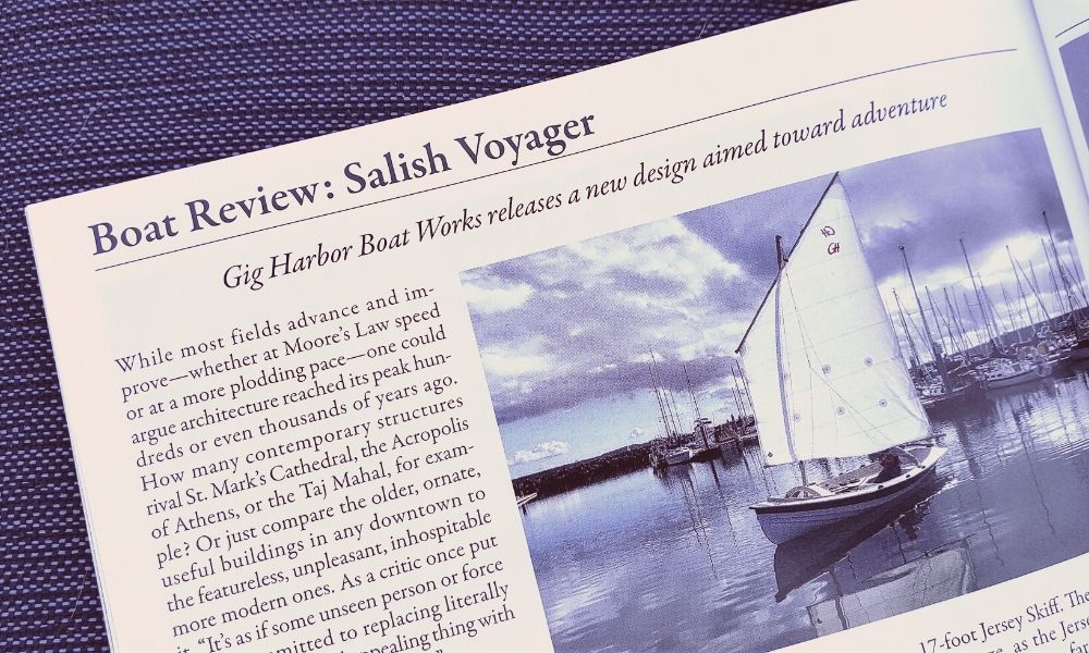 Salish Voyager Review in Small Craft Advisor Magazine