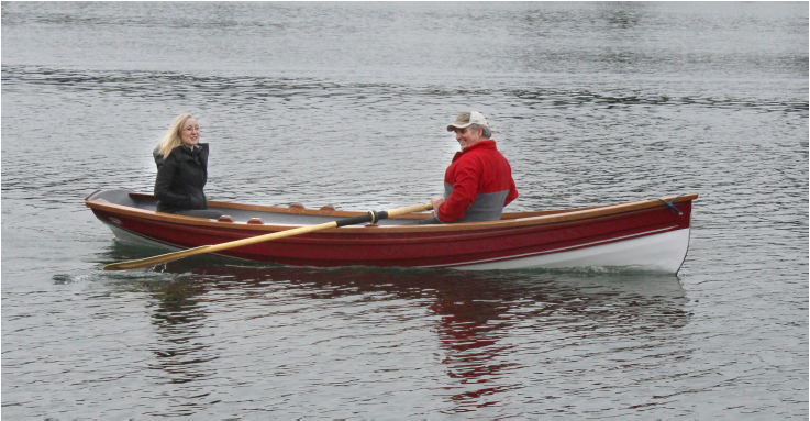 rowing sailboat