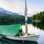 A successful night spent sleeping aboard our Salish Voyager.