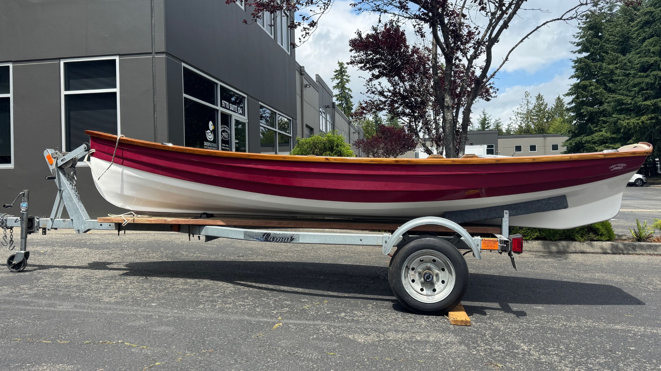 Available Now: 2019 14′ Whitehall Rowboat