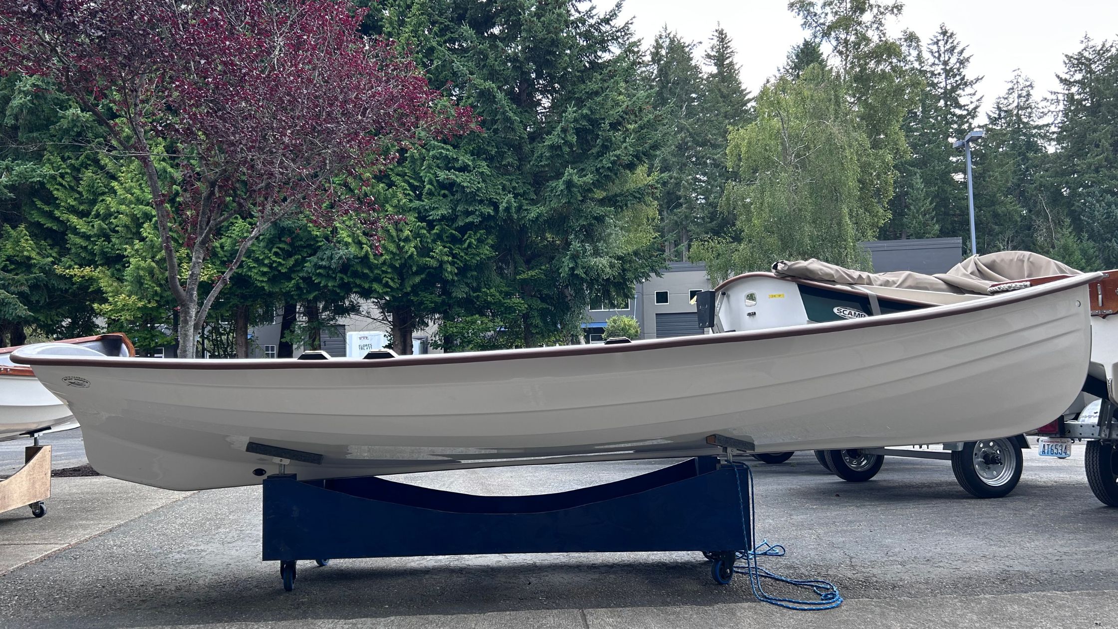 Available Now: New 14′ Whitehall Rowboat