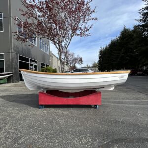9.5′ Captain’s Gig Rowboat, Wood Sheer