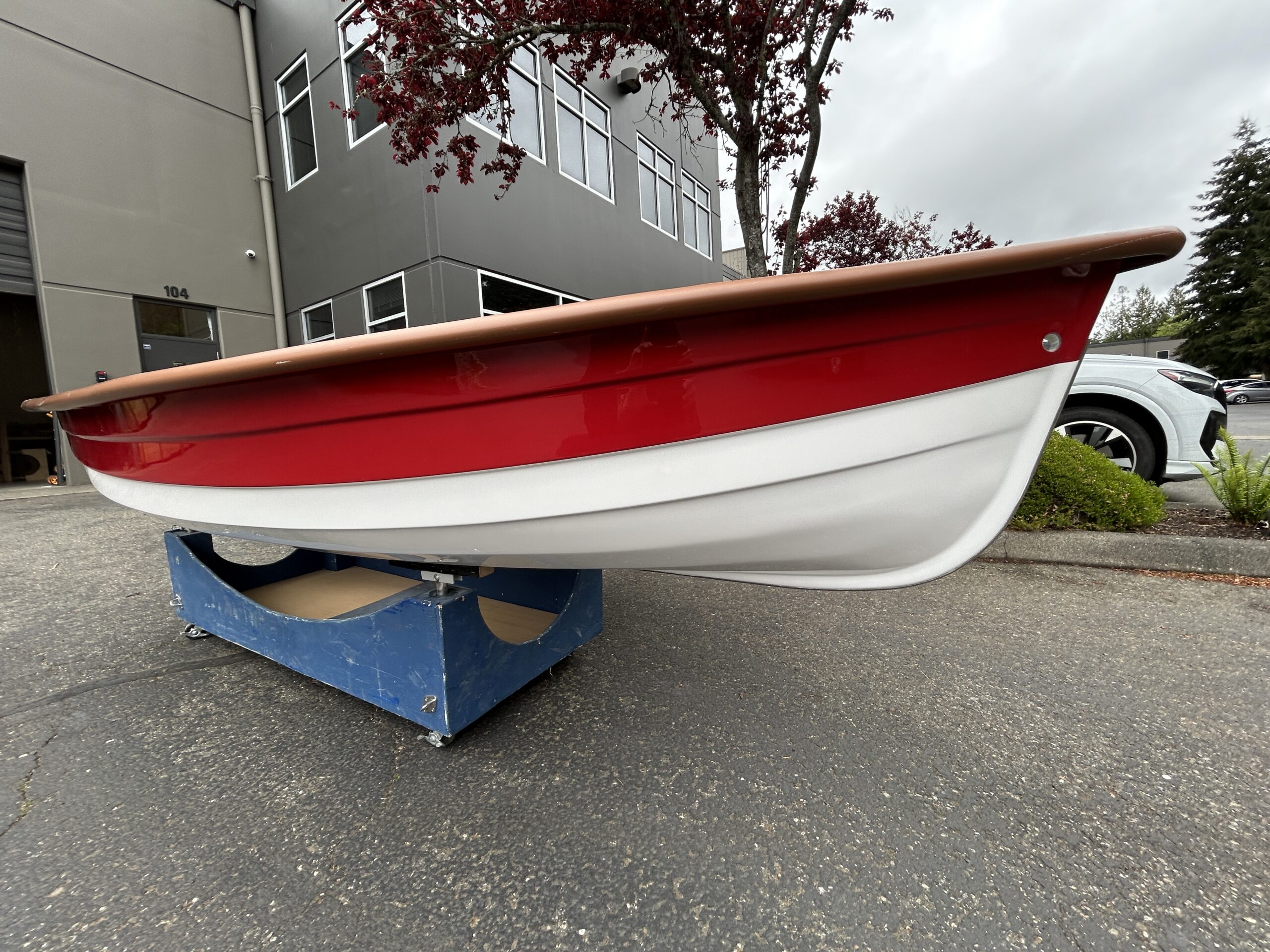 10′ Navigator Rowboat, Vivarojo Red - Image 5