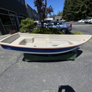 9.5′ Captain’s Gig Rowboat, Ocean Blue