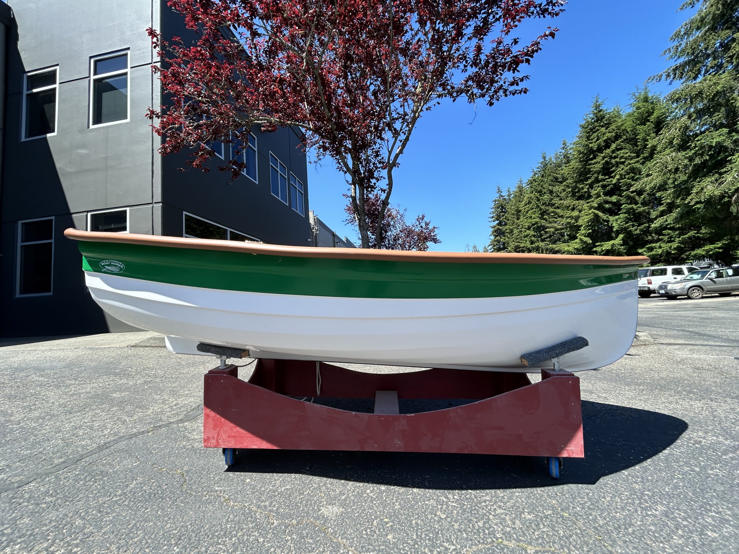 8′ Nisqually Rowboat - Forest Green - Image 2