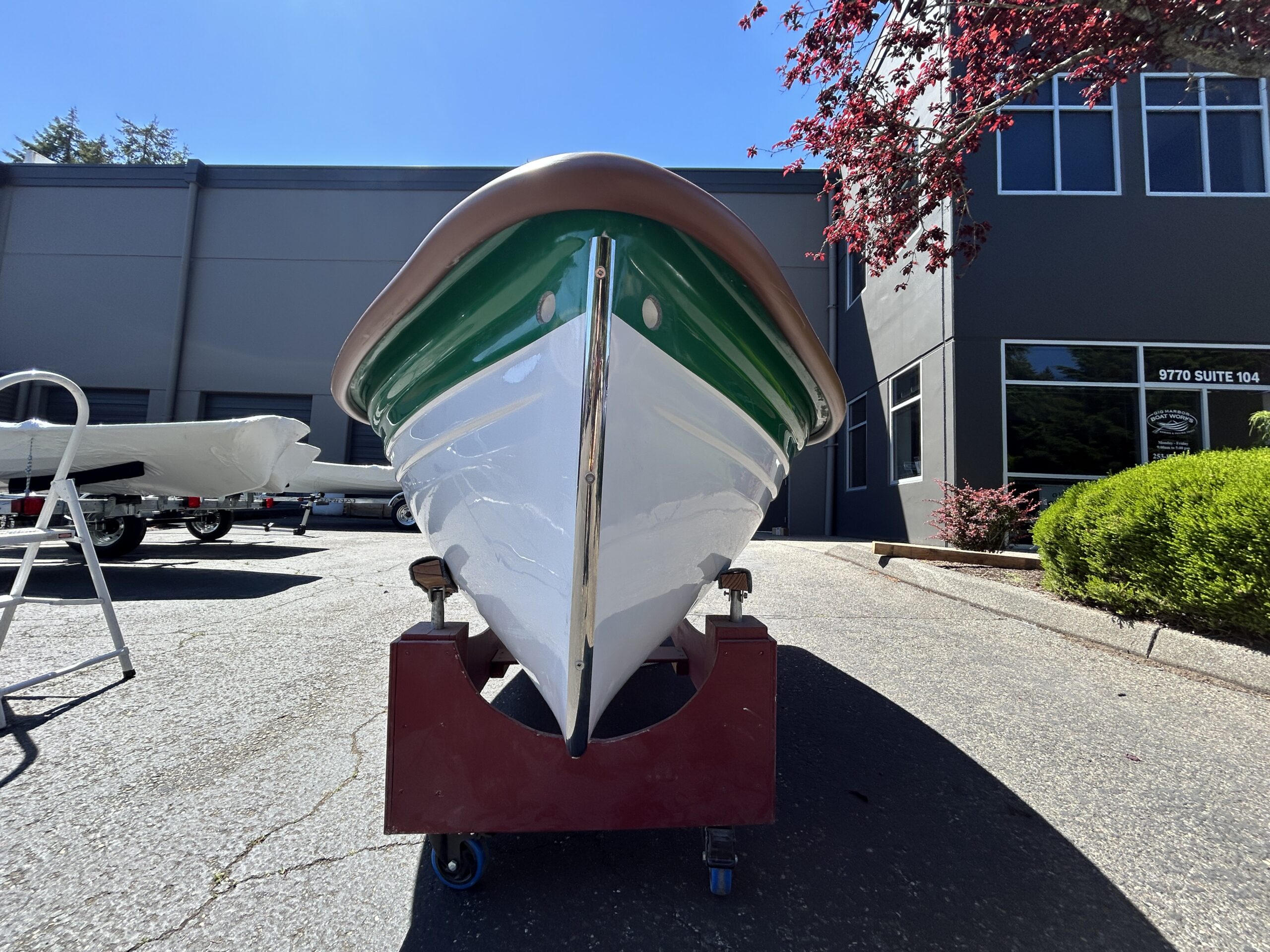 8′ Nisqually Rowboat - Forest Green - Image 5