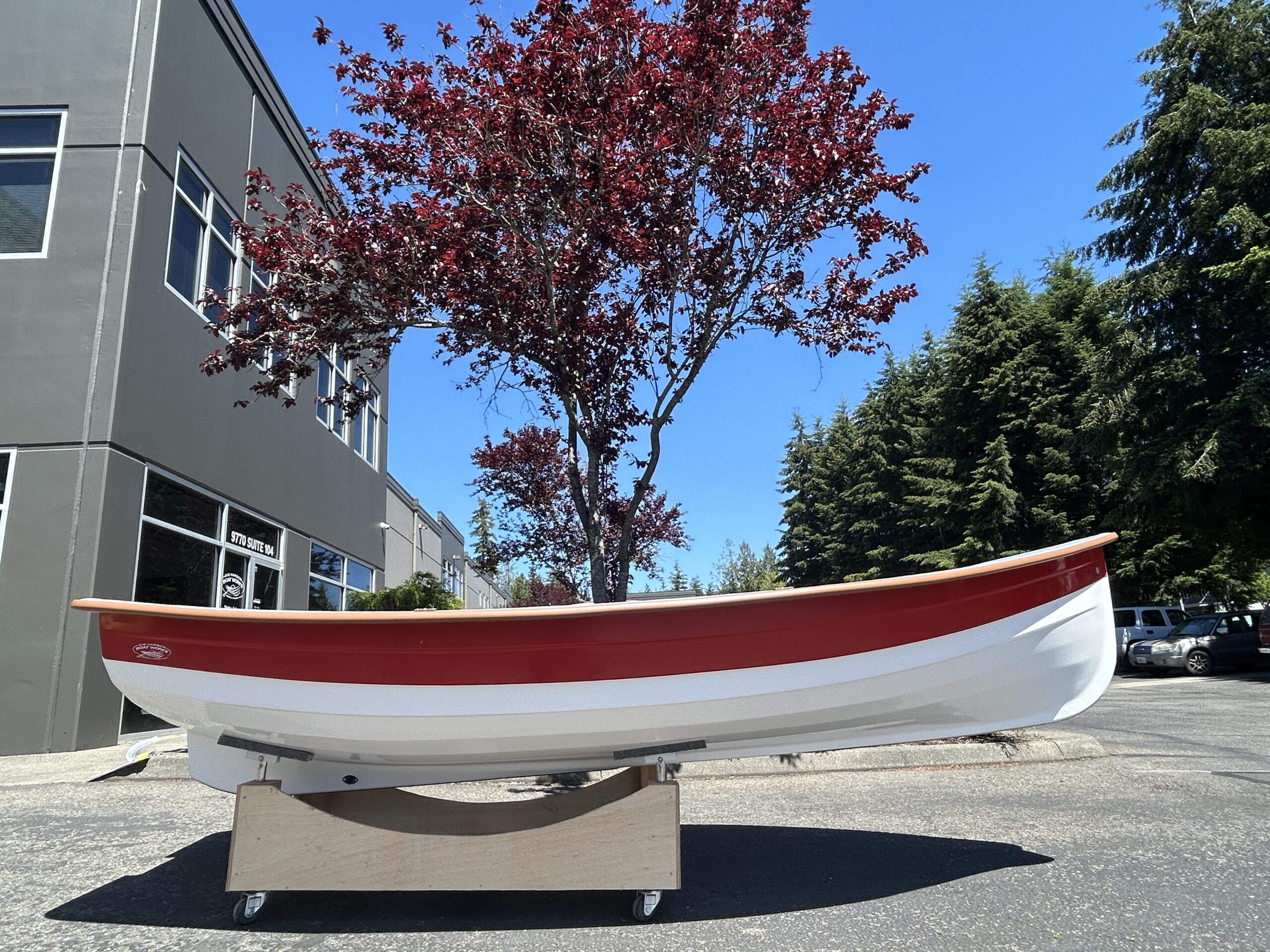 12′ Point Defiance Rowboat - Candela Red