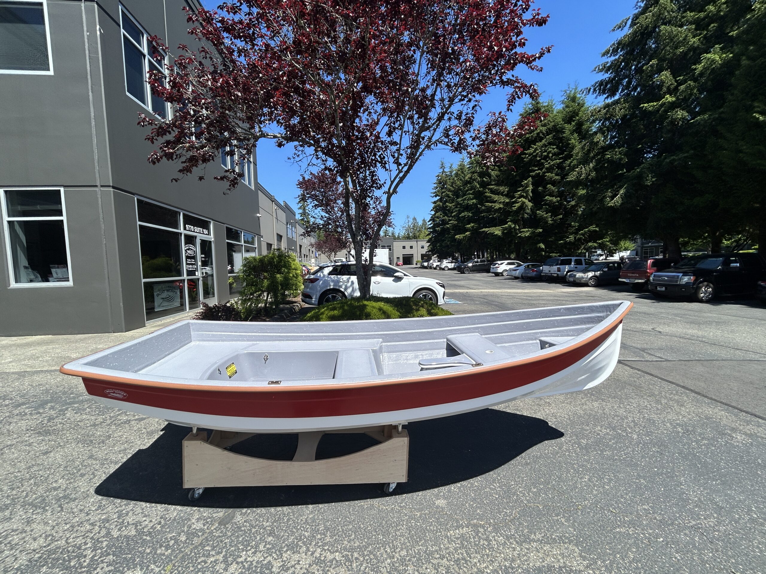 12′ Point Defiance Rowboat - Candela Red - Image 6