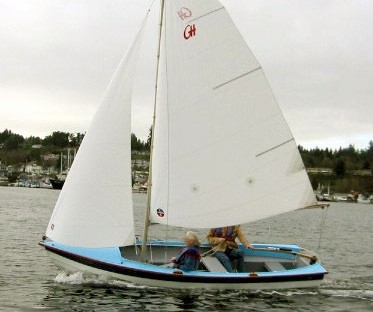 The Lobster Boat is designed to capably sail, row, and motor